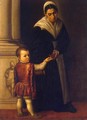 Portrait of a Boy with his Nurse - Moretto Da Brescia