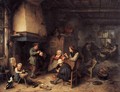 Peasants in an Interior - Adriaen Jansz. Van Ostade