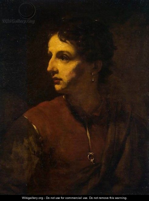 Portrait of a Young Man with an Earring - Pietro Novelli