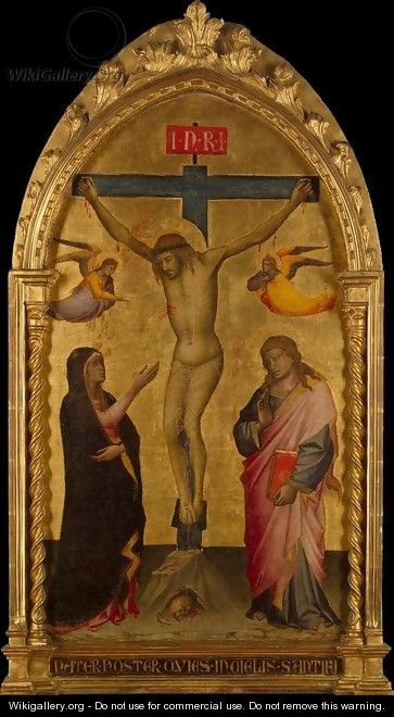 Crucifixion with the Virgin and St John - Niccolo di Pietro Gerini