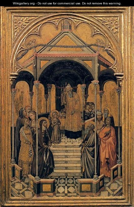 Presentation of the Virgin at the Temple - Niccolo Di Buonaccorso