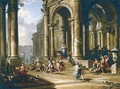 Expulsion of the Moneychangers from the Temple - Giovanni Paolo Pannini