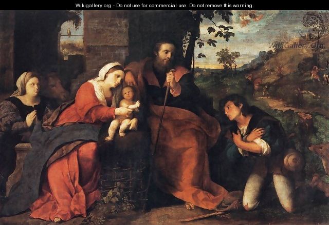 Adoration of the Shepherds with a Doonor - Jacopo d