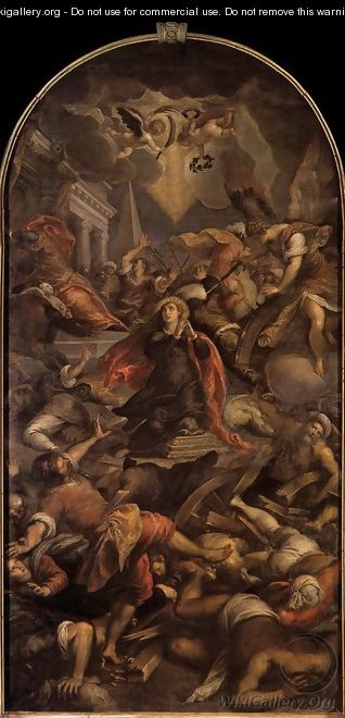 Martyrdom of St Catherine of Alexandria - Jacopo d