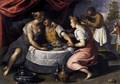 Amusements of the Prodigal Son - Jacopo d'Antonio Negretti (see Palma Giovane)