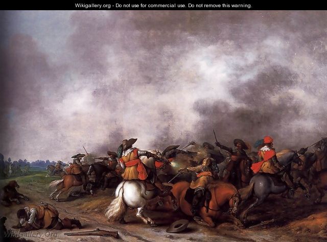 Cavalry Battle - Palamedes Palamedesz. (Stevaerts, Stevens)