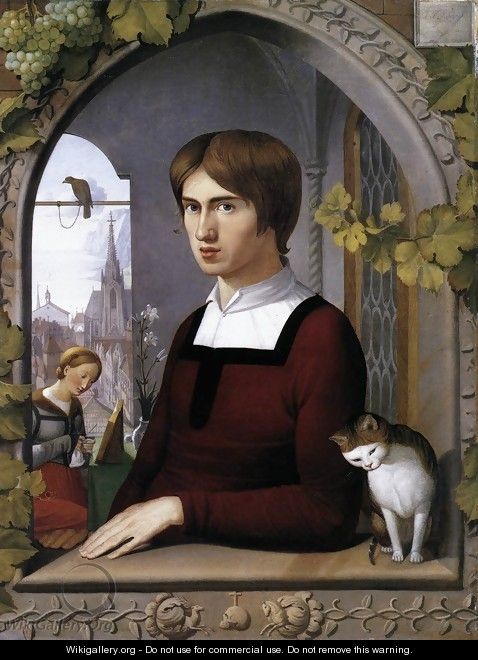 Portrait of the Painter Franz Pforr - Johann Friedrich Overbeck