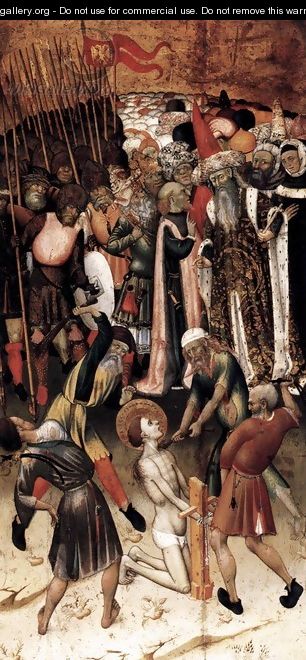 The Flagellation of St George - Bernat (Bernardo) Martorell