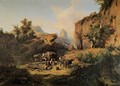 Landscape with Charcoal Burners - Andras Marko