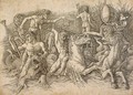 Battle of Two Sea Monsters - Andrea Mantegna