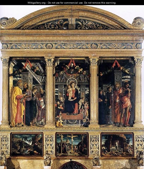 The San Zeno Polyptych 2 - Andrea Mantegna