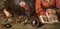 The Moneylender and his Wife (detail) - Workshop of Quentin Massys