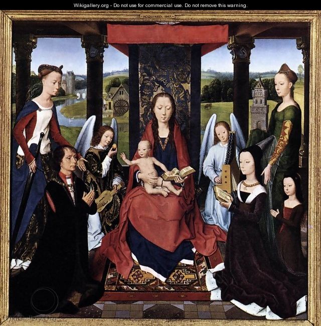 The Donne Triptych (centre panel) 2 - Hans Memling