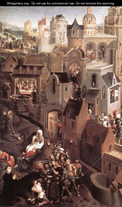 Scenes from the Passion of Christ (left side) - Hans Memling