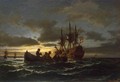 Sea at Night - Anton Melbye