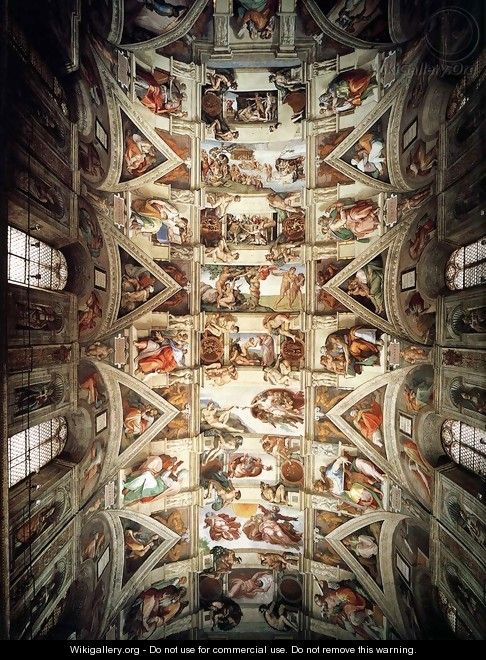 The ceiling - Michelangelo Buonarroti