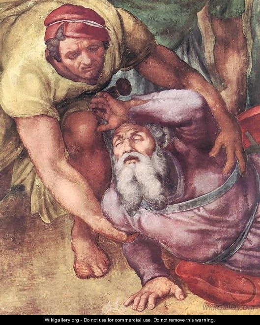 The Conversion of Saul (detail) - Michelangelo Buonarroti