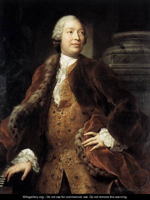 Portrait of the Singer Domenico Annibaldi 2 - Anton Raphael Mengs