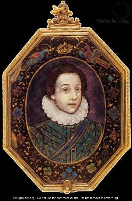 Portrait of the Young Louis XIII - Jean Limosin