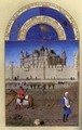 Les tres riches heures du Duc de Berry Octobre (October) - Harry J. Pearson