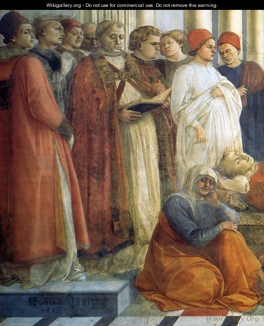 The Funeral of St Stephen (detail) 2 - Filippino Lippi
