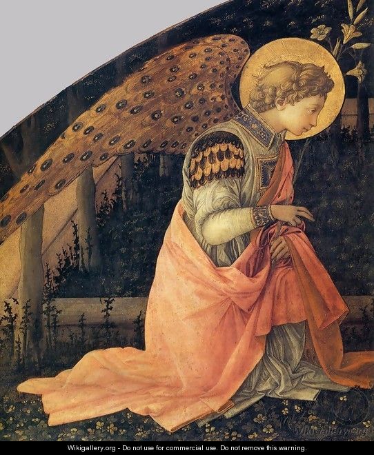 Annunciation (detail) 7 - Filippino Lippi