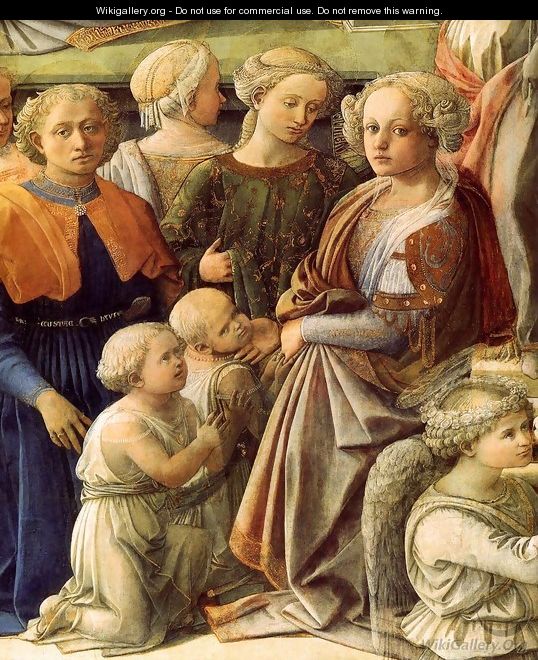 Coronation of the Virgin (detail) 3 - Filippino Lippi