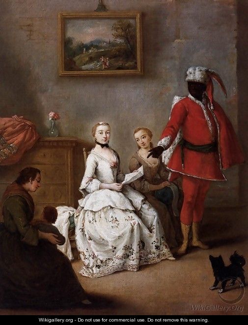 The Letter of the Moor - Pietro Longhi