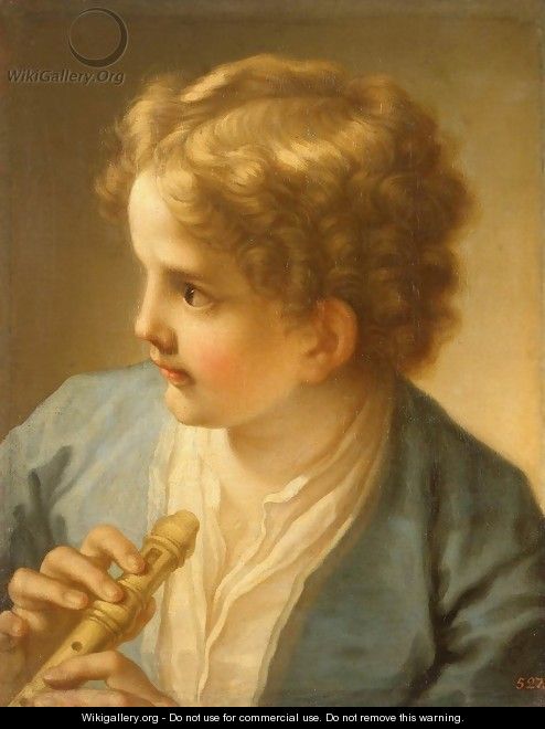 Boy with a Flute - Benedetto Luti