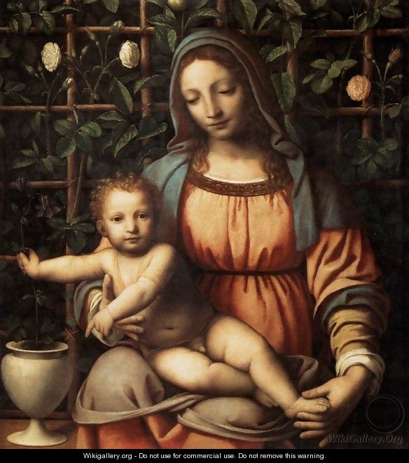 Madonna in the Rose Garden - Bernardino Luini