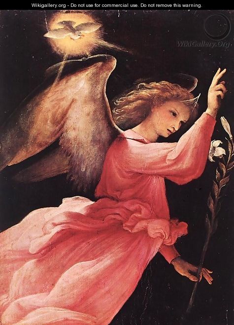 Angel Annunciating 2 - Lorenzo Lotto