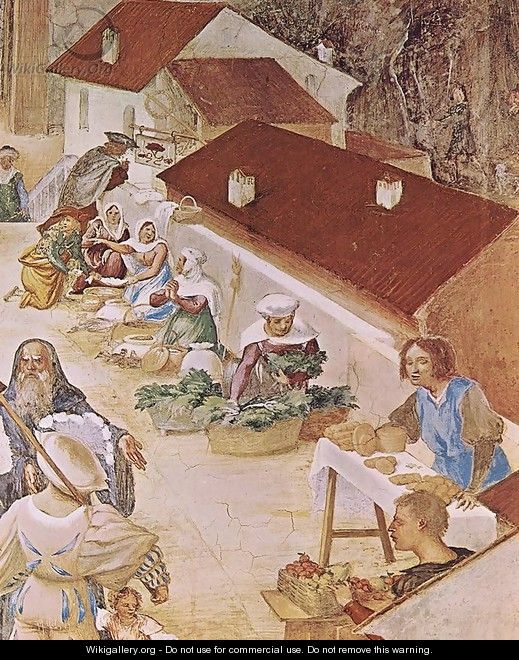 Stories of St Barbara (detail) - Lorenzo Lotto