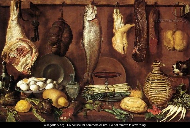 Kitchen Still-Life - (Jacopo Chimenti) Empoli