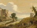 Joseph's Brothers on the Road from Egypt - Lambert Jacobsz or Jacobs