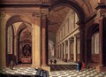 Interior of an Imaginary Catholic Church in Classical Style - Gerard Houckgeest