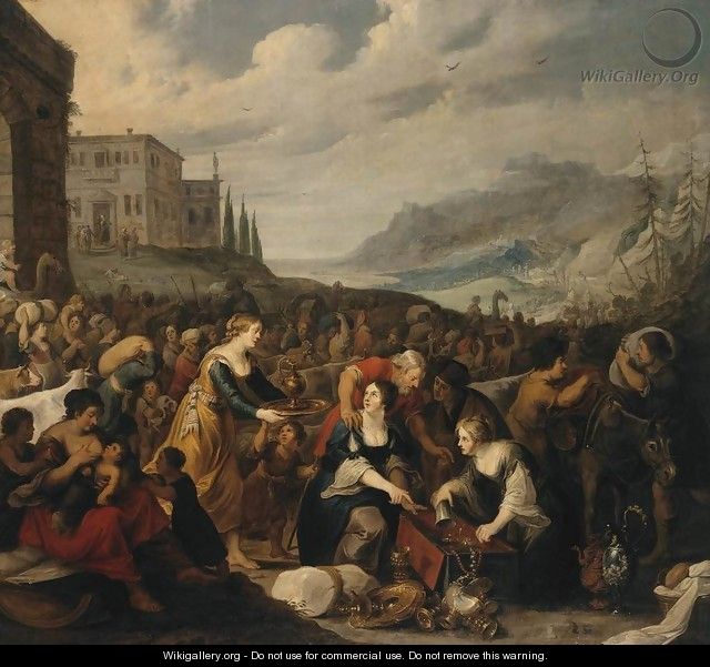The Israelites after Crossing the Red Sea - Hans III Jordaens