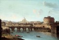 Rome View of the Tiber - Antonio Joli