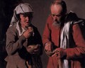 Peasant Couple Eating - Georges de La Tour