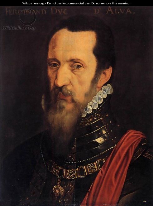 Portrait of Ferdinand Alvarez de Toledo - Willem Adriaensz Key