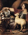 Isaac van Amburgh and his Animals (detail) - Sir Edwin Henry Landseer