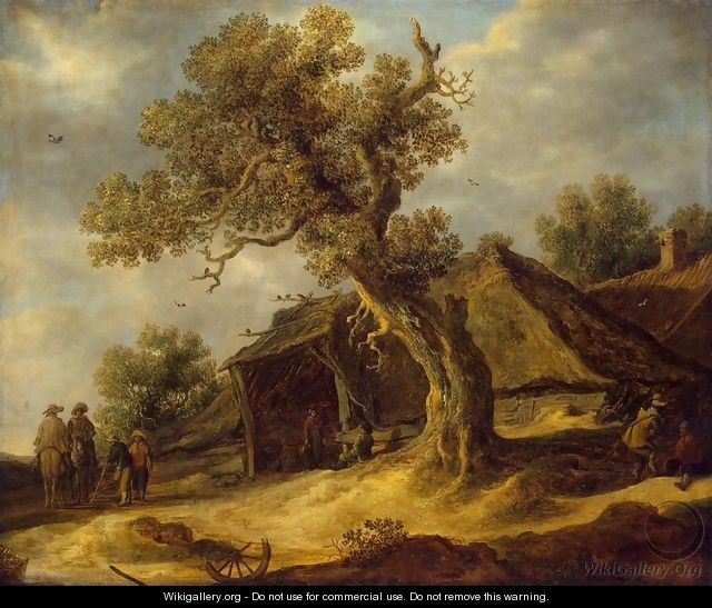 Landscape with Oak - Jan van Goyen