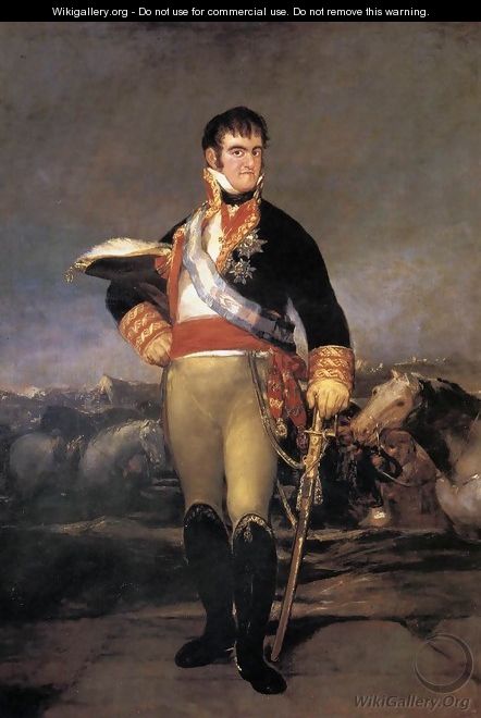 Portrait of Ferdinand VII 2 - Francisco De Goya y Lucientes