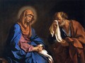 St Peter Weeping before the Virgin - Guercino