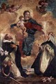 Virgin and Child with Sts Dominic and Rosa of Lima - Giovanni Antonio Guardi