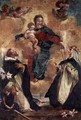 Virgin and Child with Sts Dominic and Rosa of Lima - Giovanni Antonio Guardi