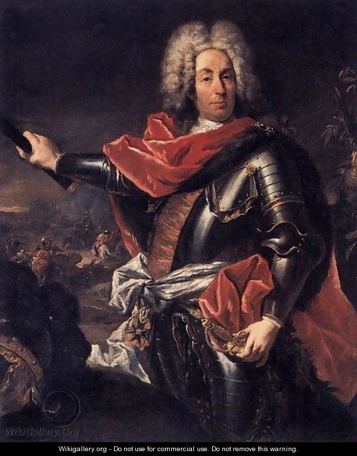 Portrait of Marshal Matthias von der Schulenburg - Giovanni Antonio Guardi