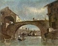 Bridge at Dolo - Francesco Guardi