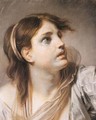 Fear, Expression Head - Jean Baptiste Greuze