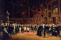 Charles V Distributing Awards to the Artists at the Close of the Salon of 1824 - Francois - Joseph Heim
