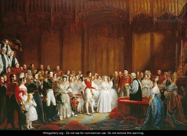 The Marriage of Queen Victoria, 10 February 1840 - Sir George Hayter